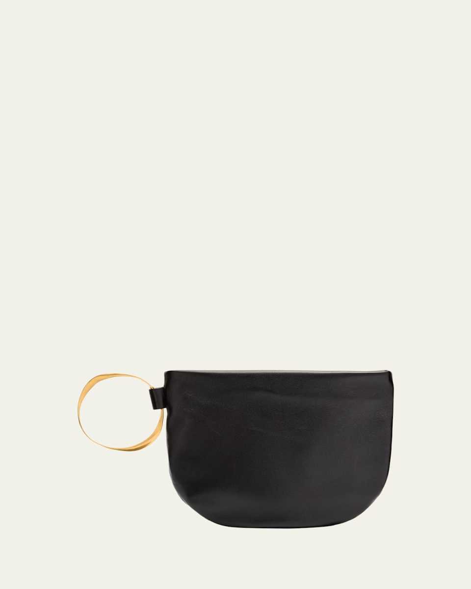 Geo Bracelet Clutch Bag in Napa Leather